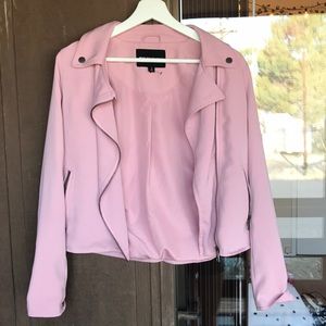 Women’s Pink Biker Jacket
